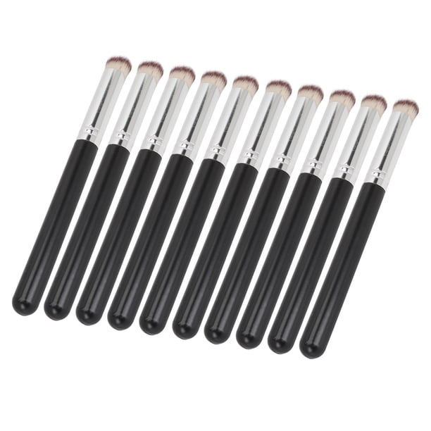 Pincel de Corrector, Cepillo de Maquillaje de 10 Pezas Cerdas Suaves Portátiles para CosméTes
