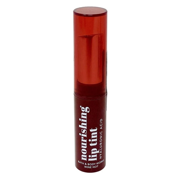 Tinte labial Bath & Body Works, vino nutritivo, no paquete 1