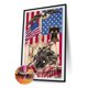 thumbnail image 1 of Cuadros Decorativos Pintura de diamante American Memorial Taladro redondo completo Imagen del kit de diamantes de imitación JShteea Nuevos Originales, 1 of 9
