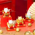 thumbnail image 4 of Solar-Powered Automatic Waving Lucky Cat Opening Checkout Welcome Cat Ornament, 4 of 4