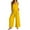 Yellow, variant on GEWSEY Women's 2 Piece Outfits Linen Pants Jumpsuit Matching Lounge Set Casual Summer Beach Vacation Trendy Clothes (Blue, L)
