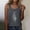 Grey, variant on Women’s Feather Floral Print Tank Top, Sleeveless Round Neck Casual Tee, Lightweight Breathable Basic Top For Summer Daily Wear Light Blue XL