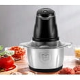 thumbnail image 2 of 400W 2-L Bowl Capacity Electric Meat Grinder Chopper 2-Speed Stainless Steel Stainless Steel Housing, 2 of 6
