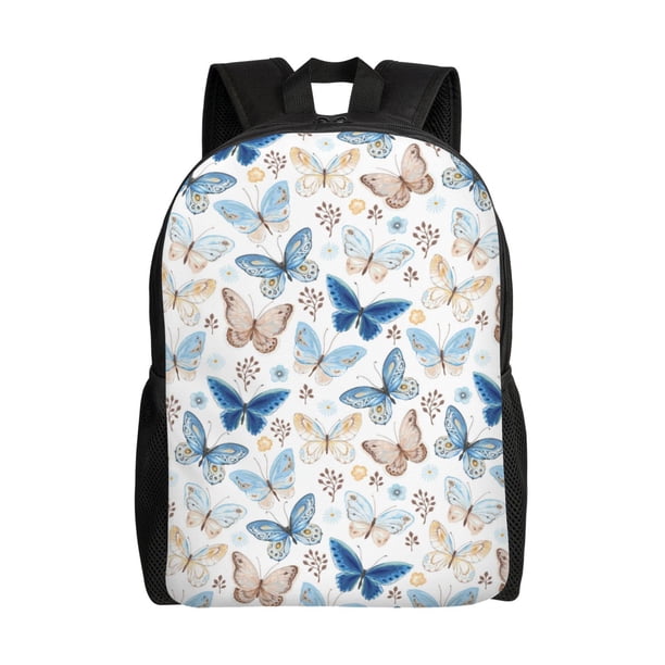 Fotbe Butterfly Mochila de Viaje para Laptop, Mochila Ejecutiva Delgada y Resistente 15.6"