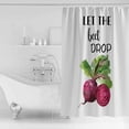 thumbnail image 2 of Shower Curtain Waterproof Shower Curtain for Bathroom,Bathtub,Shower, Watercolor Vagetable Shower Curtain Set with Hooks for Home Decoration 72x72 Inch, 2 of 6