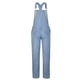 thumbnail image 5 of Pantalones largos de mezclilla para hombre, estilo casual, a la moda, lisos, con bolsillo en el pecho, lavados y rotos, con pechera, pantalones largos tipo cargo., 5 of 8