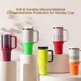 thumbnail image 4 of Funda de silicona para botas Stanley Cup, 30 oz, Thxbag, amarilla, 4 of 6