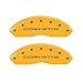 thumbnail image 3 of MGP 13007SCV5YL Engraved Front & Rear 4 Caliper Covers for C5 & Corvette Yellow Finish Black Channel, 3 of 3