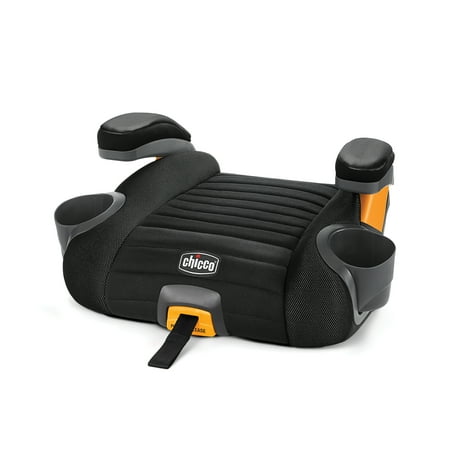 UPC: 0049796610758 | Chicco GoFit Plus Backless Booster Car Seat – Iron (Black)