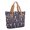 Bernese Mountain Dog and Floral, variant on Bichon Frise and Cherry Blossom Large Tote Bag for Women, Polyester Roomy Travel Tote with Pockets and Zipper, Foldable Gifts Ideas for Christmas Birthday