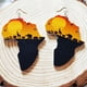 thumbnail image 2 of 10 piezas a granel mapa africano colgante joyería DIY hallazgos suministros B si Zulema Pendientes del mapa africano, 2 of 8