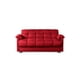 thumbnail image 2 of Sofá Cama Makora Meraki Con Memory Foam, Color Rojo, Lino Respaldo Reclinable De 3 posiciones. Makora Meraki, 2 of 9
