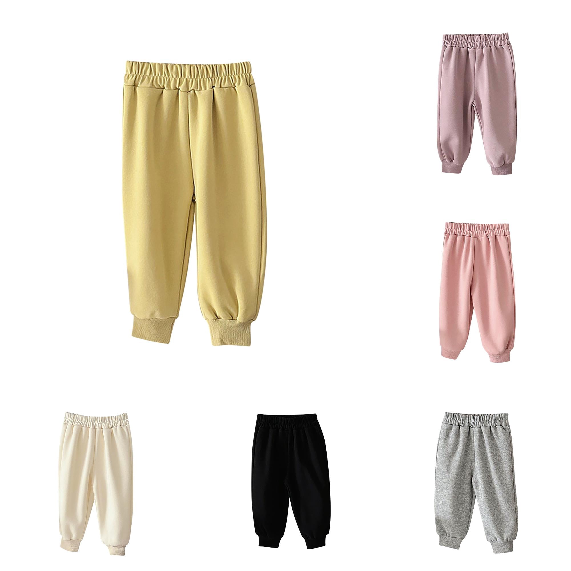 TinyBloomm Baby Boy' Pants Knitted Leggings Joggers Harem Pants For Toddler Drawstring Pants, Size 5-6 Years