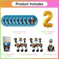 thumbnail image 2 of Boss Baby Africa Boy Birthday 2nd Cups Party Supplies Plates Fans Decorations Cake Topper Decor, 2 of 6