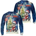 thumbnail image 3 of Merry Christmas and Happy New Year Santa Schnauzer Holiday Xmas Winter 2025 All Over Print 3D Sweatshirt Unisex Merch Miniature Schnauzer Dog Lover - 00024, 3 of 6