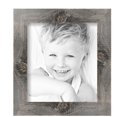 thumbnail image 2 of ArtToFrames 8" x 9" Winter White Barnwood 1.5 Inch Picture Frame, 8x9 inch Brown MDF Poster Frame (WOM-4661),  Pack, 2 of 7