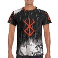 thumbnail image 5 of Camiseta Berserk para hombre, camisetas de algodón de verano, camisetas de colores sólidos, camisetas de cuello redondo, ropa para hombre, tallas grandes M a 6XL, 5 of 5