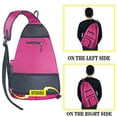 thumbnail image 2 of LLYWCM Pickleball Bag | Sling Bags - Reversible Crossbody Sling Backpack for Pickleball Paddle, Tennis, Pickleball Racket and Travel for Women Men?Rose?, 2 of 3