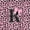 Pink Black R, variant on Manfei Pink Leopard Print Bow Letter E Twin Sheet Sets for Girls, Fashion Initial Bedding, 3pcs