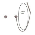 thumbnail image 3 of Jewelry On Clearance Diamond-Studded Super Flash Design Sense Earrings Chain Earrings Asymmetrica Silver, 3 of 6