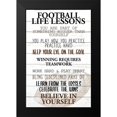 thumbnail image 2 of Allen, Kimberly 17x24 Black Modern Framed Museum Art Print Titled - Football Life, 2 of 5