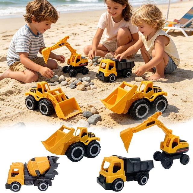 Plage pour Enfants - Véhicule de Plage pour Jeu de Sable Extérieur Roues à Roulement Fluide et Design pour Journée à la Plage en Famille