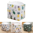 thumbnail image 5 of deevoka 4xPortable Laundry Basket 100L Large Capacity for Nursery Kids Toy Ananas 4 Pcs, 5 of 9