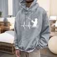 thumbnail image 1 of WILLBEST Sudaderas para Hombre, Moda Informal, con Estampado Parcial, con Capucha, Manga Larga, con Cordón y Capucha Chica, 1 of 3