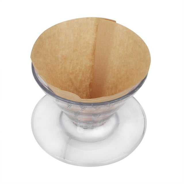 Domqga Coffee Cup,Transparent Coffee Dripper Filter Tea Strainer Cup Reusable Pour Over Serving Mug, Coffee Maker