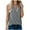 Gray, variant on Lindreshi Tank Tops for Women Fashion Woman Causal V-Neck Solid Blouse Sleeveless T-Shirt Summer Tops