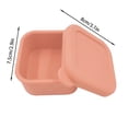 thumbnail image 3 of Silicone Food Storage Containers Microwave Leak Proof Meal Prep Containers Refrigerator Organizer Kitchen Storage, 3 of 5