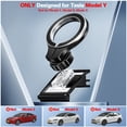 thumbnail image 3 of pop-tech for Tesla Model Y Phone Mount: with MagSafe Dashboard Vent Holder for Tesla Model Y Accessories - Magnetic Dash Car Mount for iPhone 15 14 13 12 Pro Max Plus Mini & All Cell Phone, 3 of 8