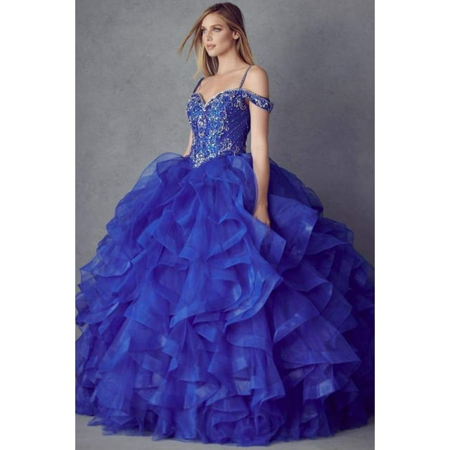 Robe Quinceaera à Volants