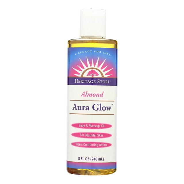 Aceite de almendras Aura Glow HERITAGE STORE 240 ml