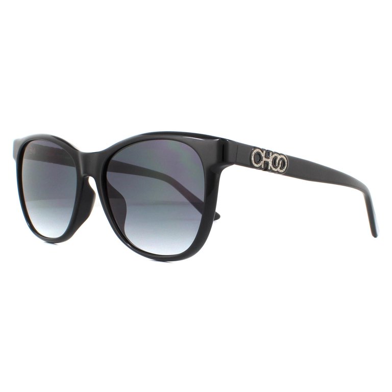 chuRmi NEW JIMMY CHOO KORI/G/SK 06JHA GOLD BROWN GRADIENT AUTHENTIC