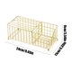 thumbnail image 3 of Xihbxyly Caja de Pañuelos Multifuncional, Elegante Diseño de Hierro, Práctico Almacenamiento Dividido, Ideal para Sala de Estar o Cocina, con Soporte para Control Remoto, Acabado Dorado o Plateado, T, 3 of 6
