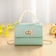thumbnail image 1 of Bolso de mano infantil de PVC, monedero, bolso bandolera con perlas, cartera para mujer, 1 of 6