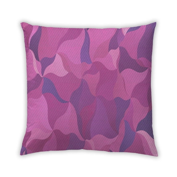 Ahgly Company Outdoor Square Contemporary Throw Pillow, 18 inch by 18 inch