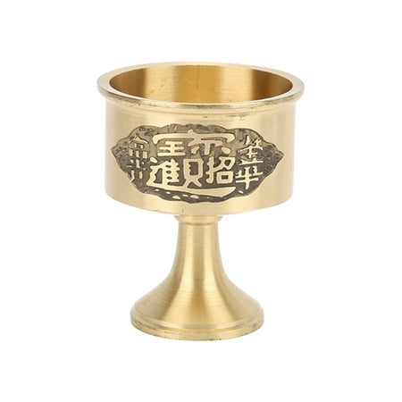 

Brass Chalice Cup Pure Brass Durable Sturdy Liqueur Goblet For Home For Wedding For Party
