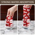 thumbnail image 4 of 2 Pcs Funny Kitchen Towels,Red Christmas Santa Pattern Microfiber Dish Towels,Kitchen Tea Towels,Kitchen Towel Set (18" X 26"), 4 of 7