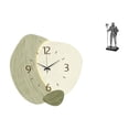 thumbnail image 1 of Reloj de pared silencioso, decorativo nórdico, de resina, para escritorio, estatua de caballero, artesanía, coleccionable, para escritorio de oficina,, 1 of 8