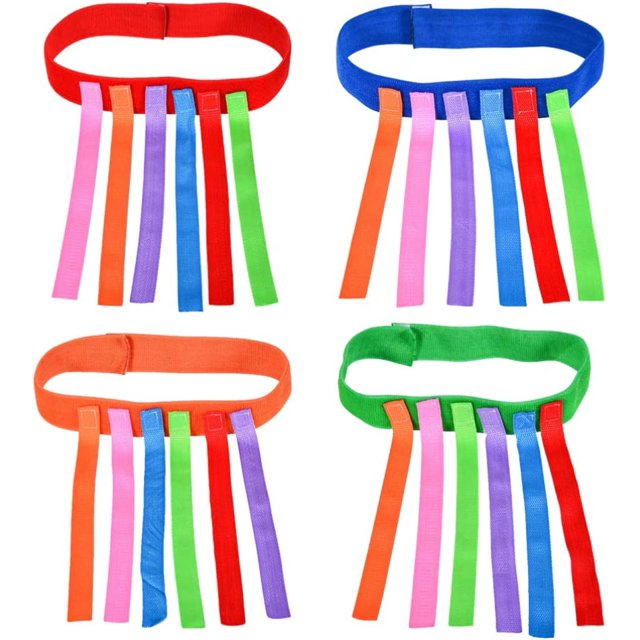 Juego de cola de tracción, captura de cola, accesorios de juguete de entrenamiento de velocidad de carrera con cinturones de hebilla de gancho, 4 Uds. ZefeiWu 8390606759160