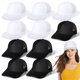 thumbnail image 1 of 10 gorras de camionero en blanco con sublimación, cómodas gorras de camionero de malla de poliéster, gorras de béisbol de malla unisex, gorras de malla de verano para hombres y mujeres, 1 of 7