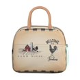 thumbnail image 2 of Lunch Bag Lunch Box for Women Reusable Insulated Lunch Cooler Bags,Large Capacity for Work Travel Picnic,Water-Resistant Farmhouse and Chickens Lunch Tote Bag Gifts for Woman Mom Beige, 2 of 6