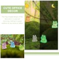 thumbnail image 2 of Cute Frog Desk Decor Made of Resin for Home Office Decoration Assorted Color 7 Pieces, 2 of 8