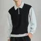 thumbnail image 4 of Sudaderas de manga larga para hombre Tendencias de moda 2024 Otoño coreano Polos para hombre Ofertas de ropa elástica Jersey social informal, 4 of 5