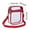 D, variant on solacol Clear Stadium Bags for Women Crossbody Pvc Transparent Chest Bag Fashionable Mens and Womens Small Bag Casual Travel One Shoulder Crossbody Storage Bag Travel Bags for Women Carry On