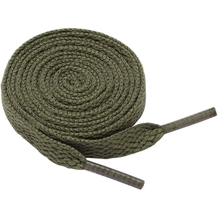 

Rush 47 Solid Color Flat Shoelaces for Sneakers Hiking Boots Running Shoes（ Bronze） S2553