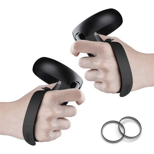 Newer Version] Knuckle Strap for Oculus Quest 1/Oculus Rift S Touch  Controller Grip Accessories with Adjustable Wrist Strap (1 Pair, Not Fit  Quest 2) 