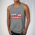thumbnail image 2 of cllios 4th of July Tank Tops for Men Patriotic Red White and Blue Graphic Tees Summer Casual Crewneck Top Muscle Sleeveless T Shirt Vest, 2 of 6